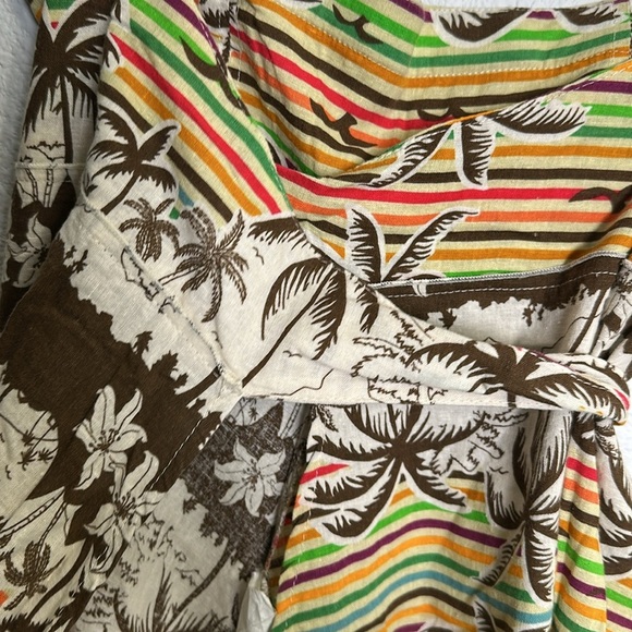 Farm Rio Women’s Size Medium Strapless Wrap Cover Up Mini Short Dress - Picture 6 of 15